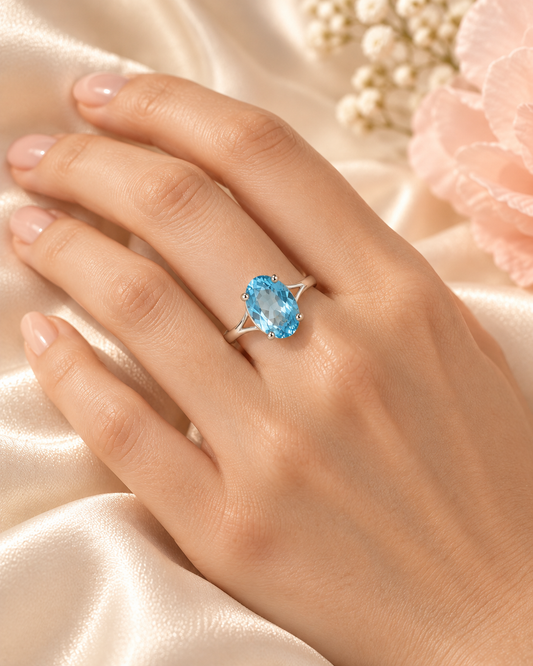 Adore Blue Topaz Ring