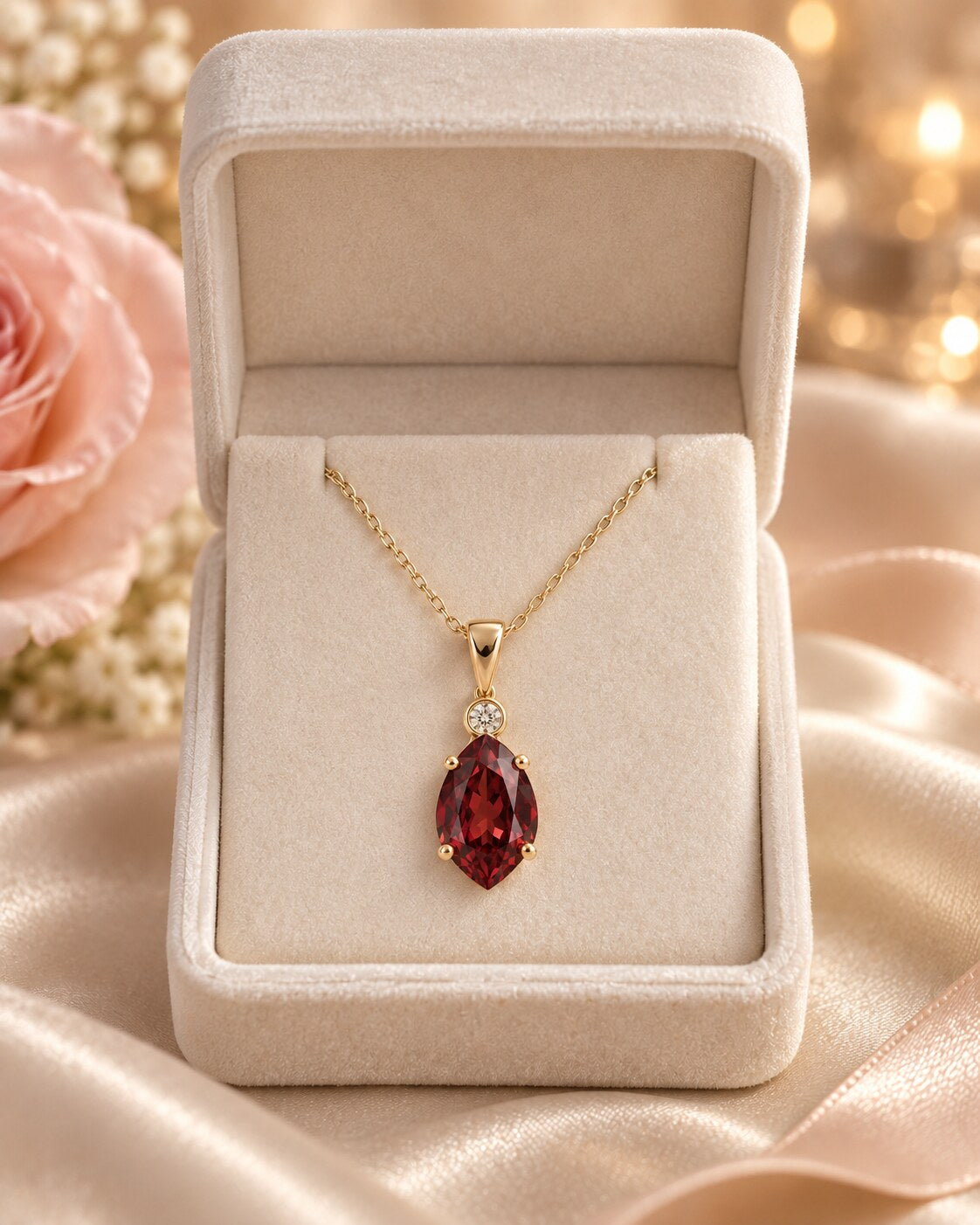 Devotion Garnet Necklace