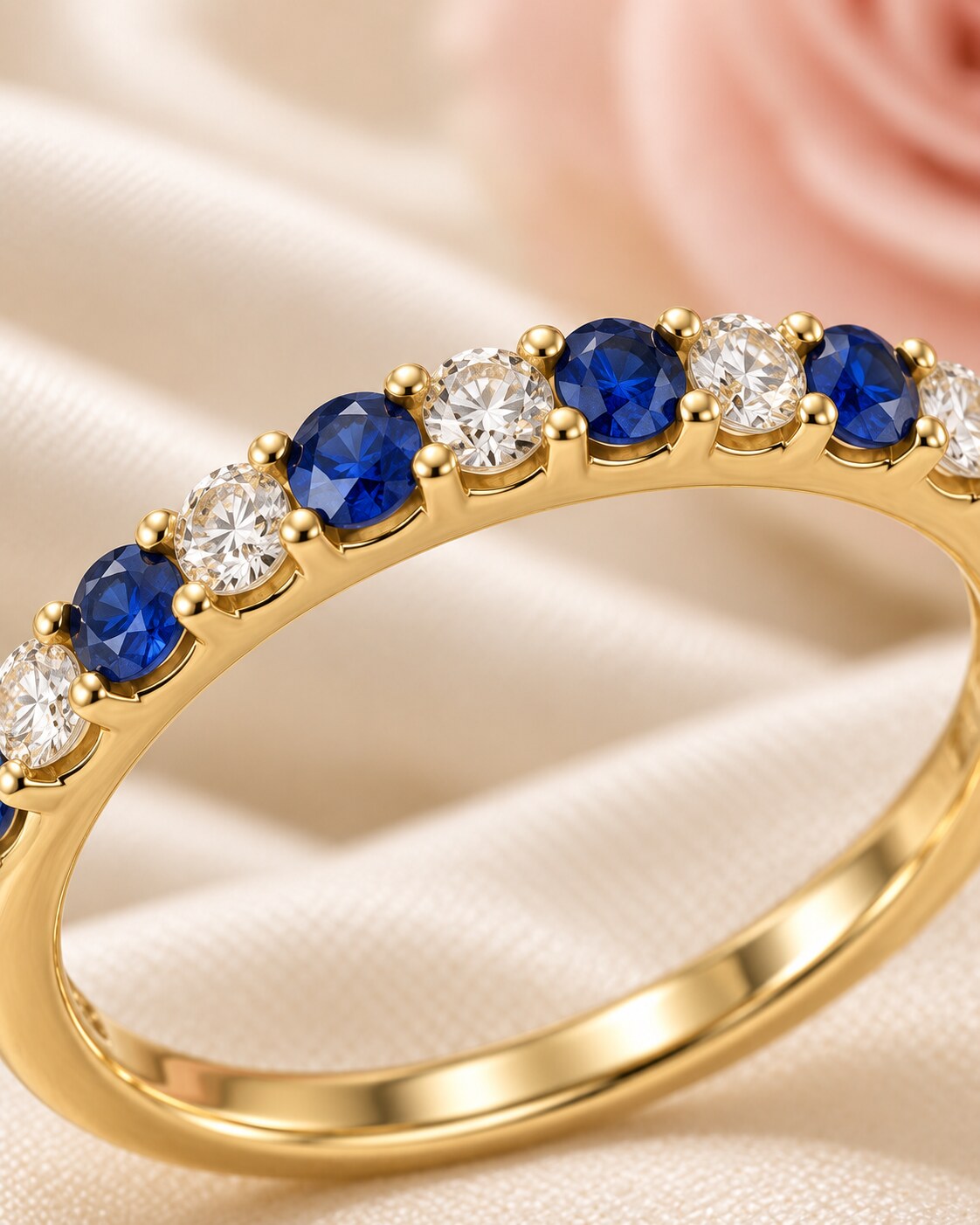 Entwined Sapphire Band.