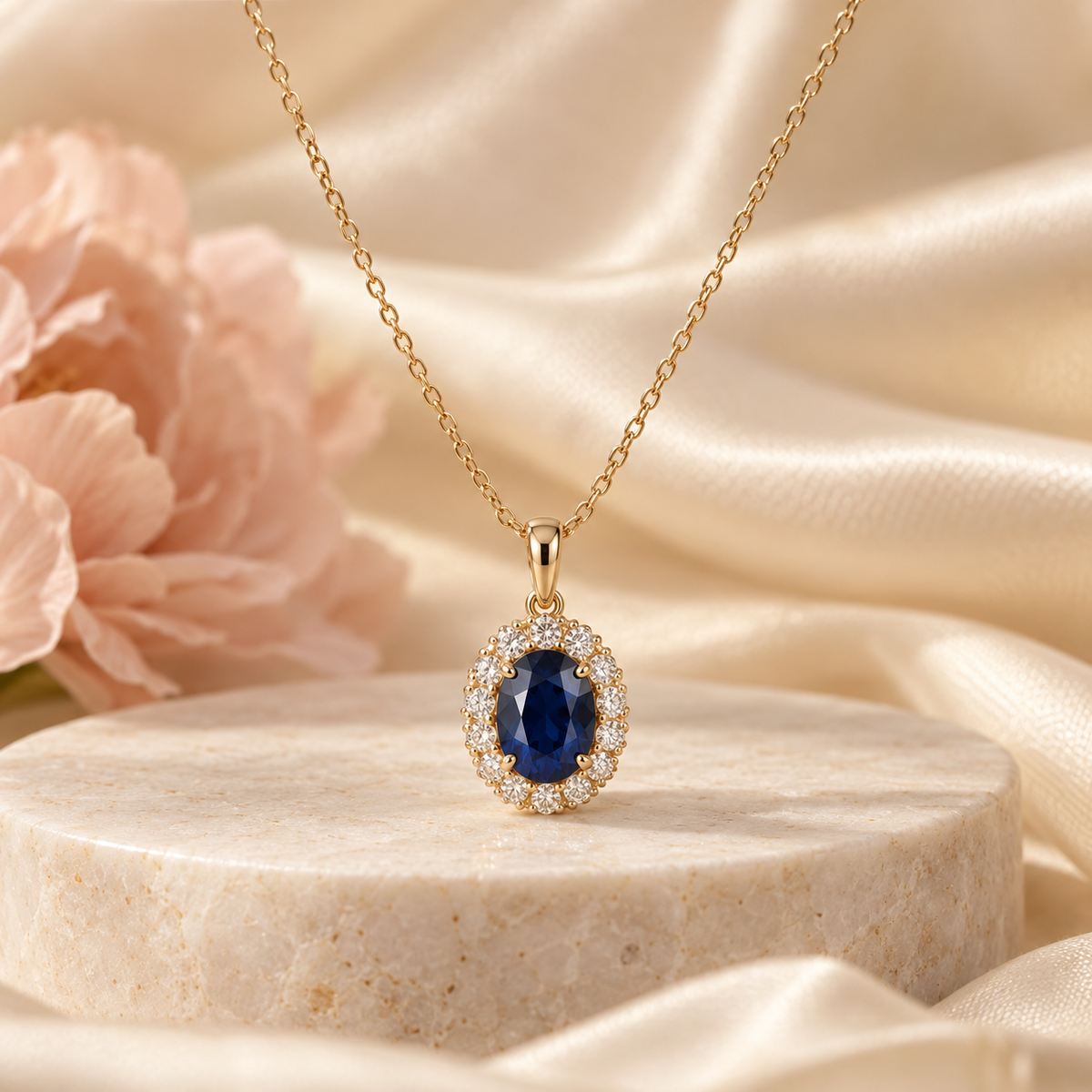 Evermore Sapphire Pendant