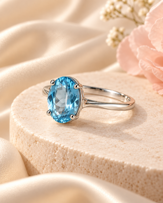 Adore Blue Topaz Ring
