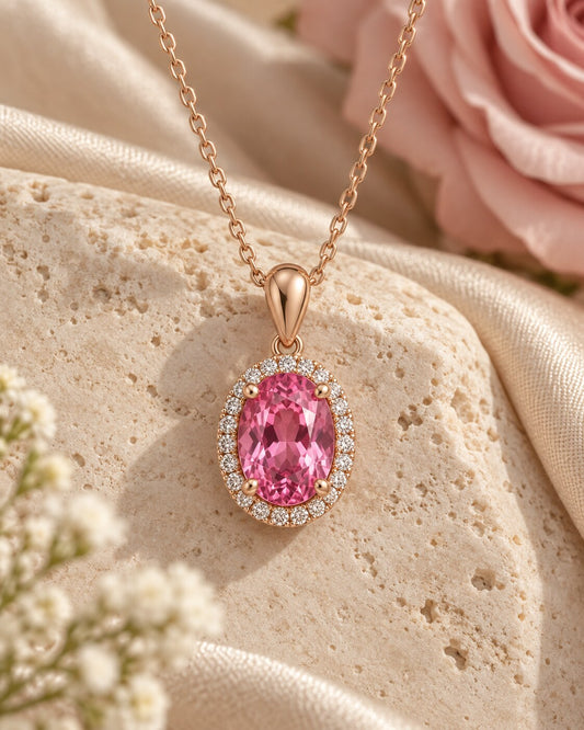 Beloved Pink Sapphire Pendant