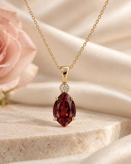 Devotion Garnet Necklace