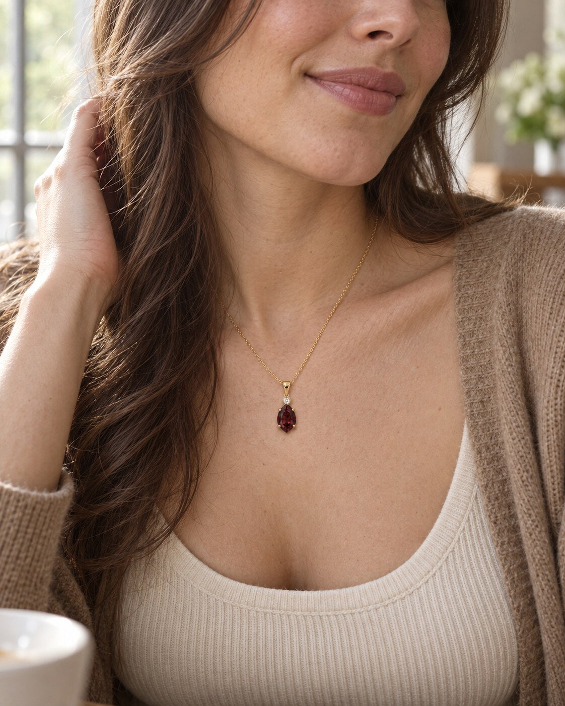 Devotion Garnet Necklace