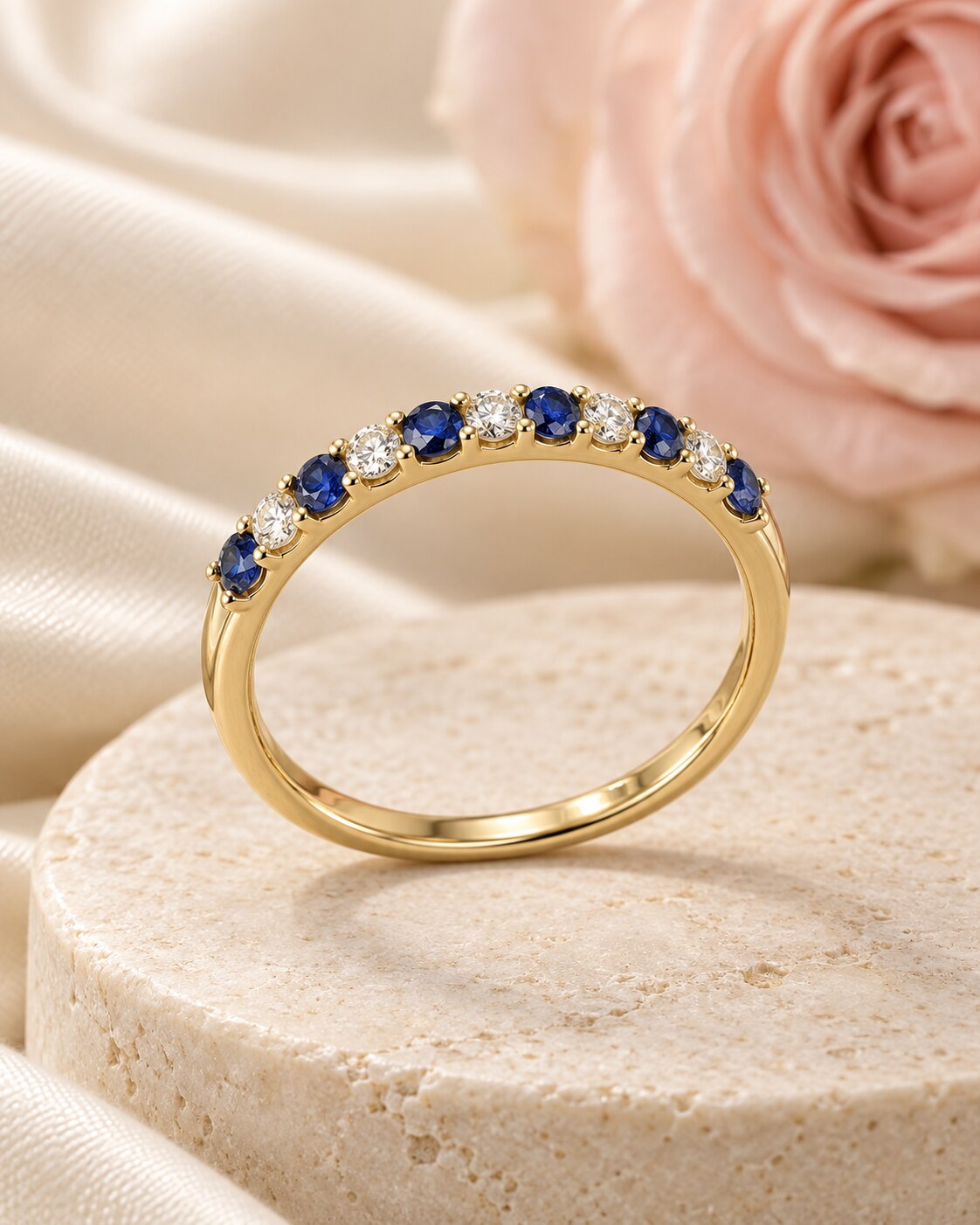 Entwined Sapphire Band.