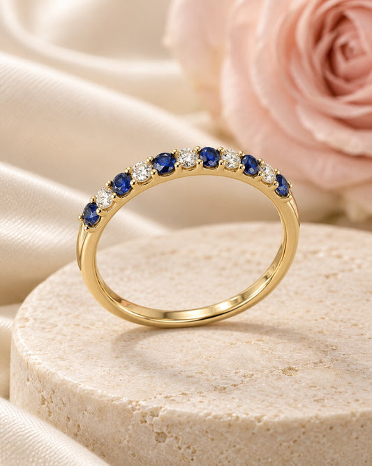 Entwined Sapphire Band.
