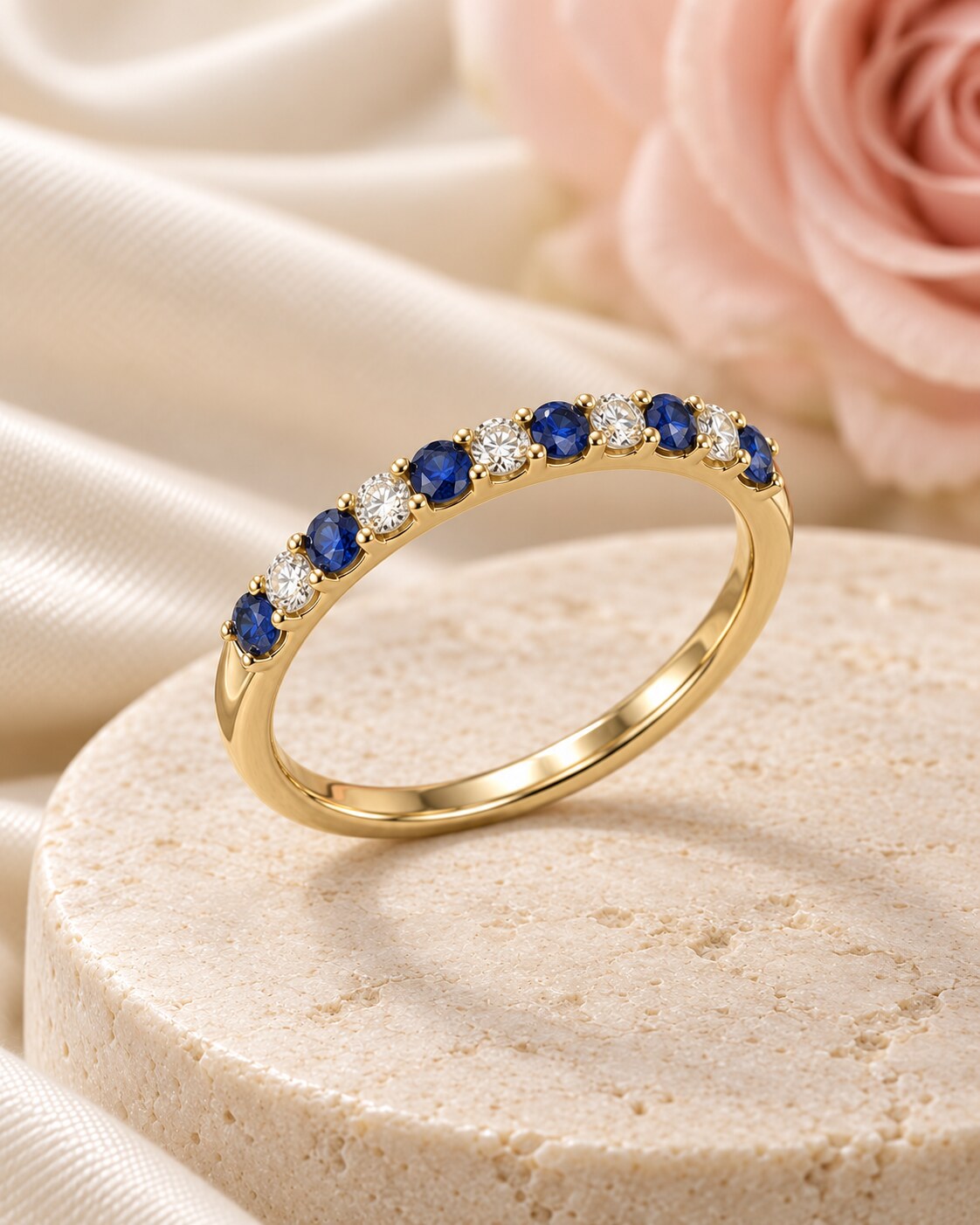 Entwined Sapphire Band.