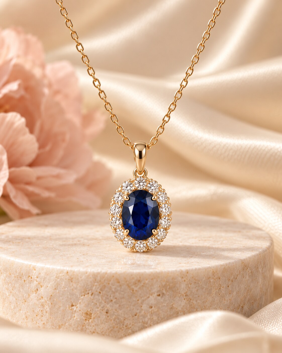 Evermore Sapphire Pendant