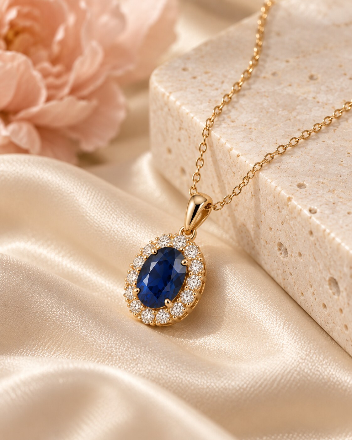 Evermore Sapphire Pendant