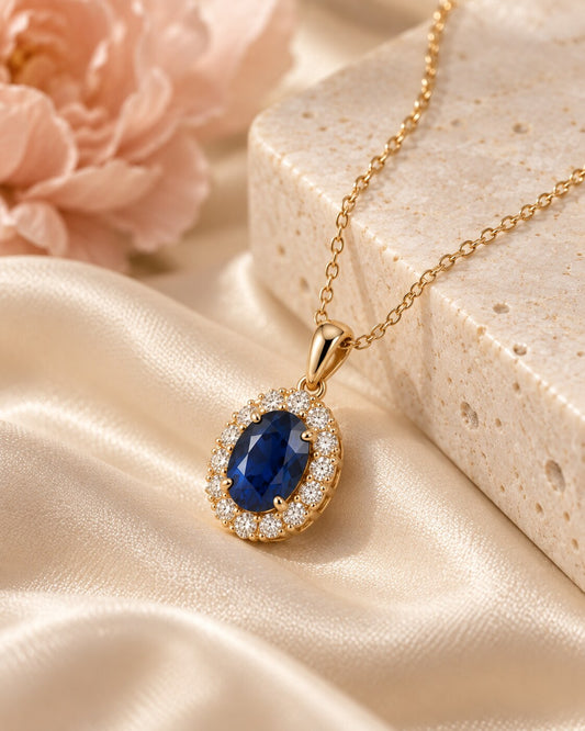 Evermore Sapphire Pendant