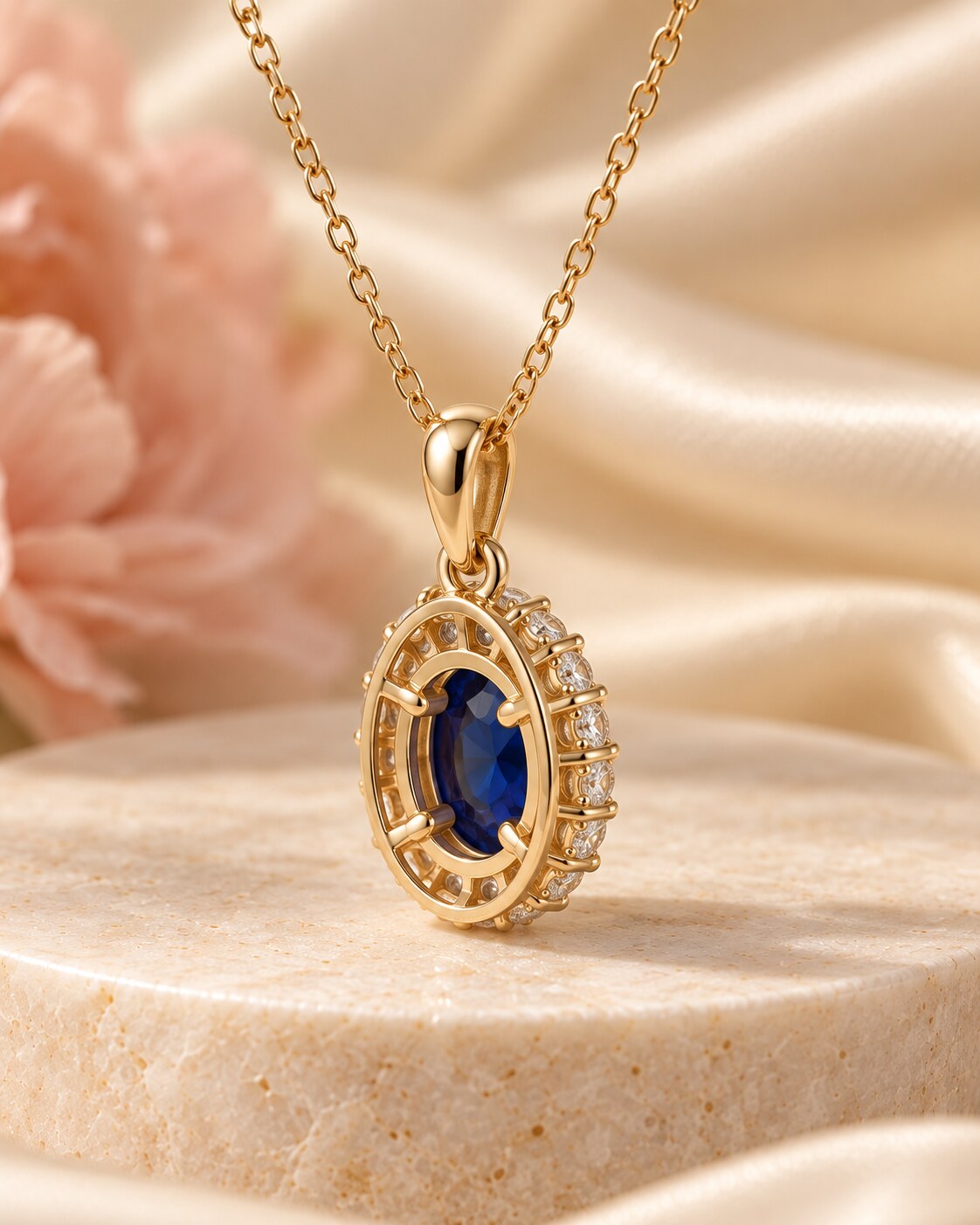 Evermore Sapphire Pendant